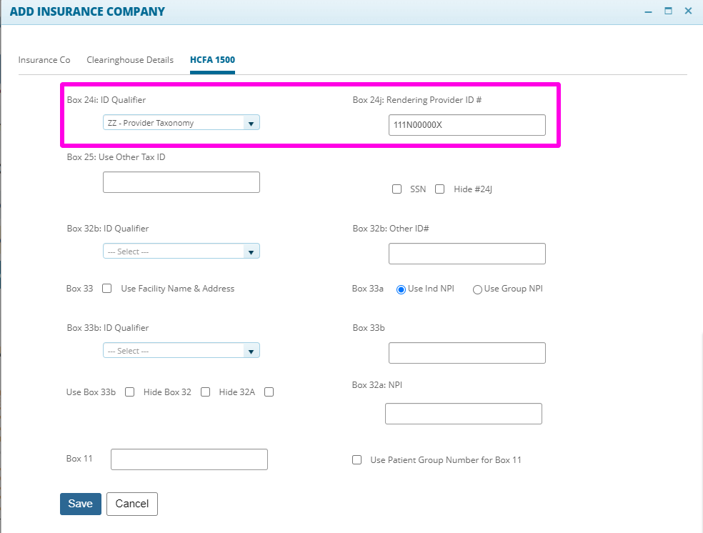 How Do I Add A Taxonomy Code To My Claim Form?